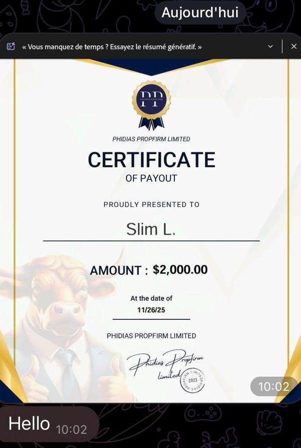 Slim L. - Phidias Payout